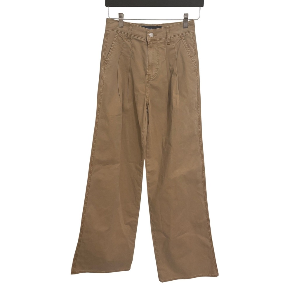 Veronica Beard | Mia Wide Leg Trouser High Rise‎ Tan Sz 25